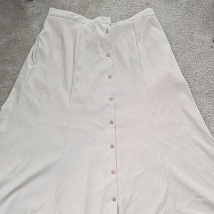 Gillian Perrie - Vintage Button Down Skirt - Size 18